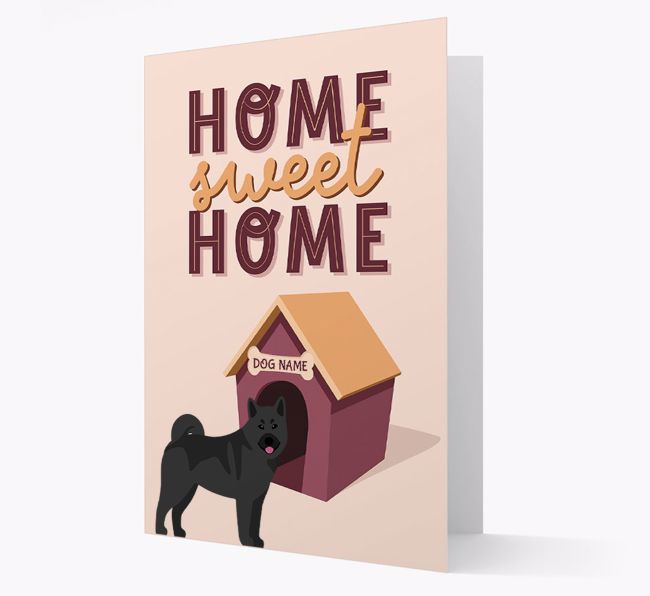 Home Sweet Home: Personalized {breedFullName} Card